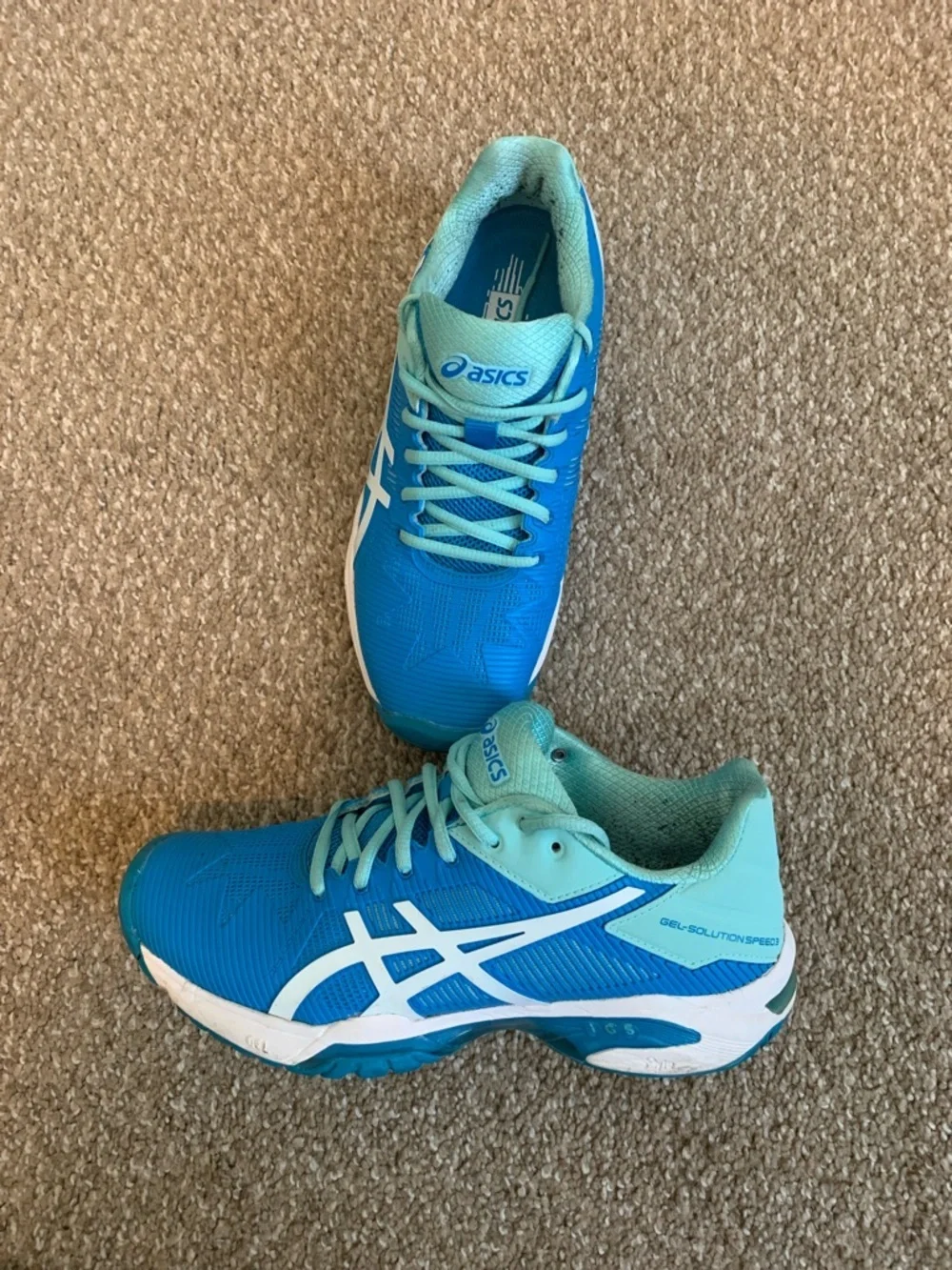 Asics Blue Teal Women's Sneakers